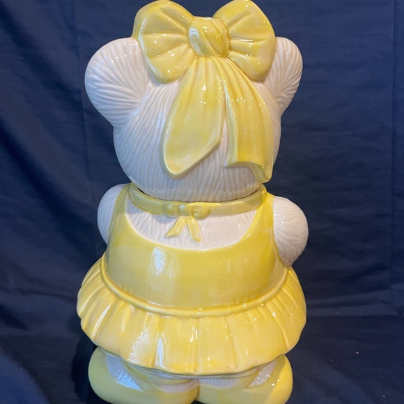 Vintage Metlox Ballerina Bear Cookie Jar - Picture 5 of 10